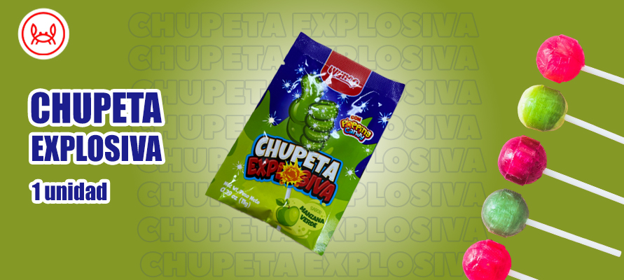 CHUPETA EXPLOSIVA VERDE